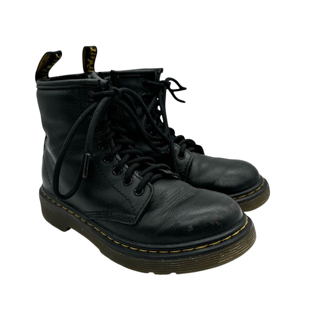 Dr. Martens1460 Kids‎ Smooth Leather Lace Up Boots Black Size 13 Grunge 90s